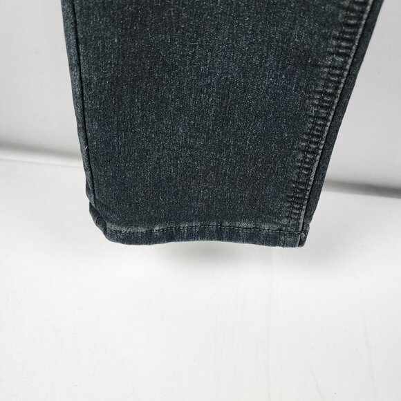 Vintage Genes Black Jeans Mens 30x30 Blue Slim Fit French Terry Denim NWT - Picture 6 of 12